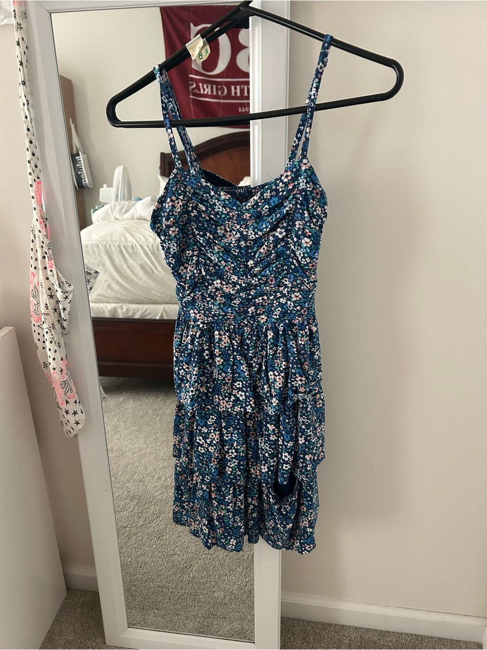 XXI Blue Floral Tiered Sundress